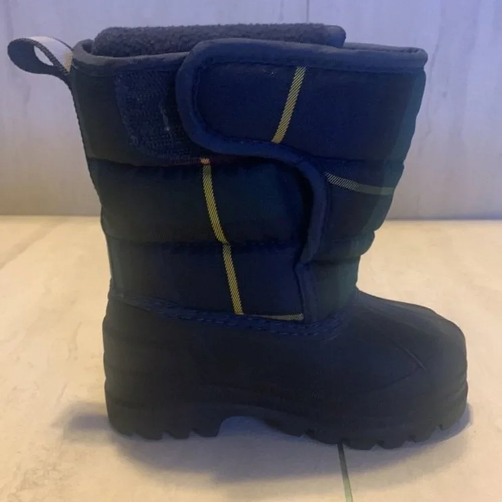 Polo Ralph Lauren Snow Boots Baby Size 5 Pull On Insulated Pony Logo Winter